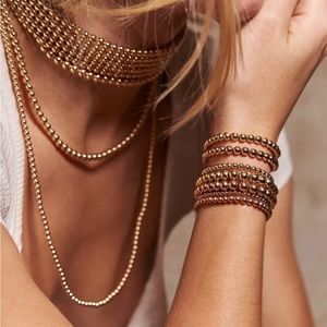 NWT Alexa Leigh gold 4mm bracelet